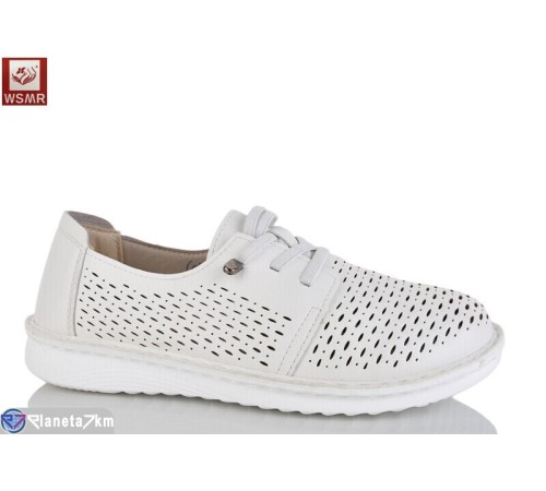 Туфлі жіночі на літо (8 пар р.36-41) білий  "WSMR"