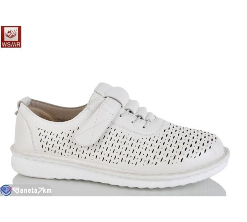 Туфлі жіночі на літо (8 пар р.36-41) білий  "WSMR"