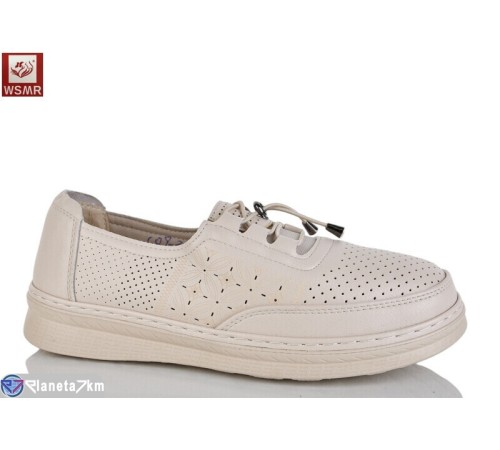 Туфлі жіночі на літо (8 пар р.36-41) бежевий  "WSMR"