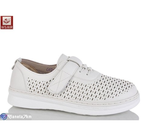 Туфлі жіночі на літо (8 пар р.36-41) білий  "WSMR"