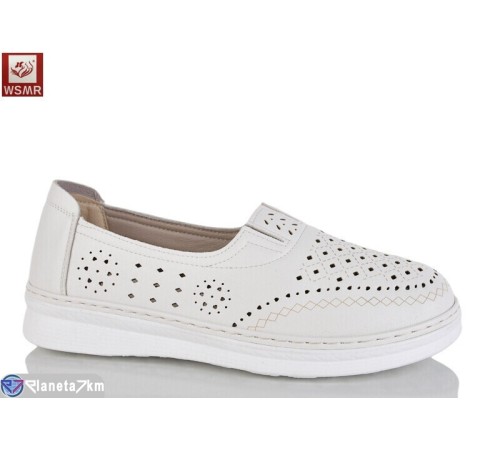 Туфлі жіночі на літо (8 пар р.36-41) білий  "WSMR"