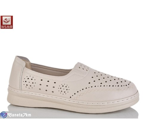 Туфлі жіночі на літо (8 пар р.36-41) бежевий  "WSMR"