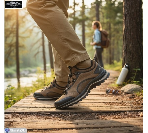 Кросівки чоловічі на весну/осінь (8 пар р.41-46) коричневий  "Baas"