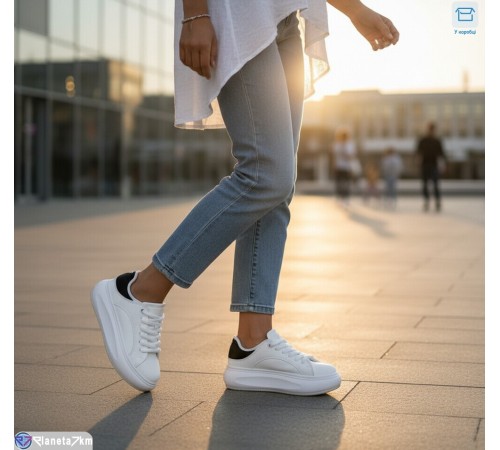 Кросівки жіночі на весну/осінь (8 пар р.36-41) білий  "HoRIK"