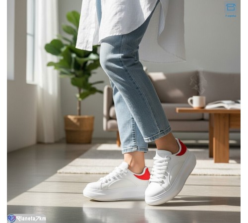 Кросівки жіночі на весну/осінь (8 пар р.36-41) білий  "HoRIK"