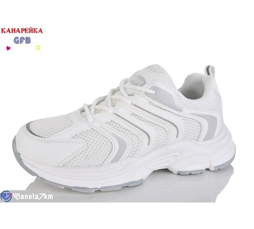 Кросівки на весну/осінь (8 пар р.36-41) білий  "GFB-Канарейка"