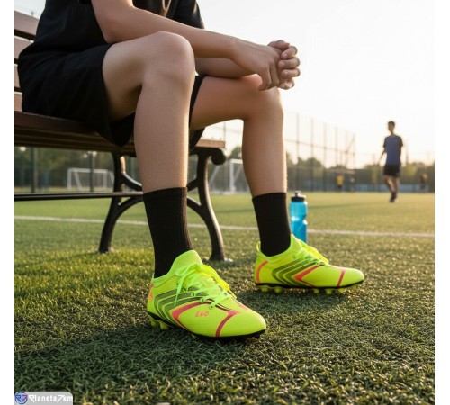 Футбольне взуття дитяче на весну/осінь (12 пар р.36-41) жовтий  "HIGULA"