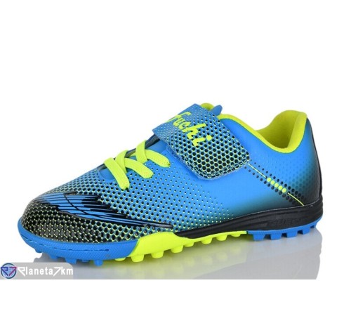 Футбольне взуття дитяче на весну/осінь (8 пар р.28-35) синій  "FIESTA"