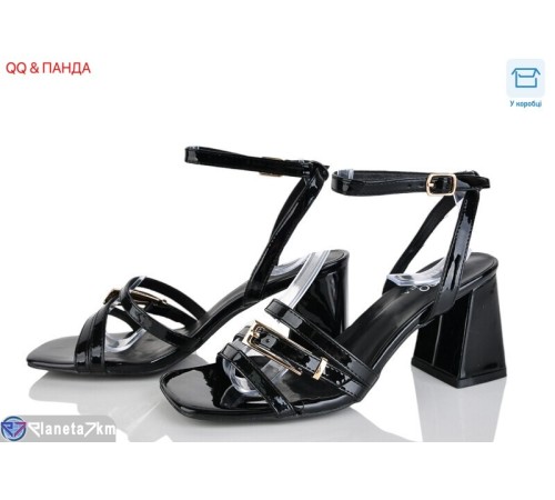 Босоніжки жіночі на літо (6 пар р.36-40) чорний  "QQ&Панда"