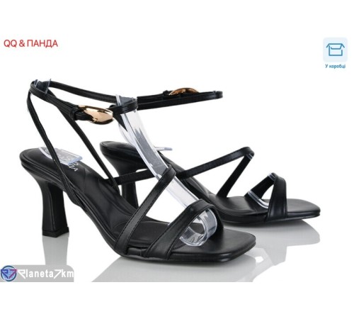 Босоніжки жіночі на літо (6 пар р.36-41) чорний  "QQ&Панда"