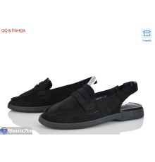 Туфлі жіночі на літо (8 пар р.36-41) чорний  "QQ&Панда"