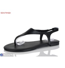 Босоніжки жіночі на літо (8 пар р.36-41) чорний  "QQ&Панда"