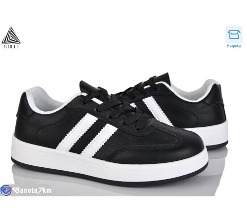 Кросівки жіночі на весну/осінь (8 пар р.36-41) чорний  "STILLI Group"