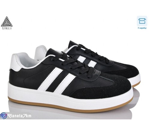 Кросівки жіночі на весну/осінь (8 пар р.36-41) чорний  "STILLI Group"