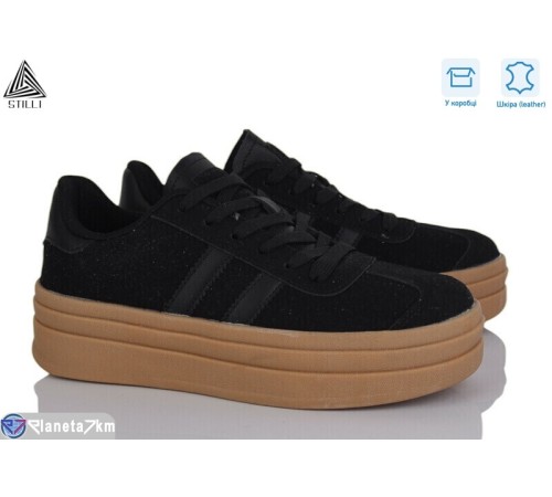 Кросівки жіночі на весну/осінь (8 пар р.36-41) чорний  "STILLI Group"