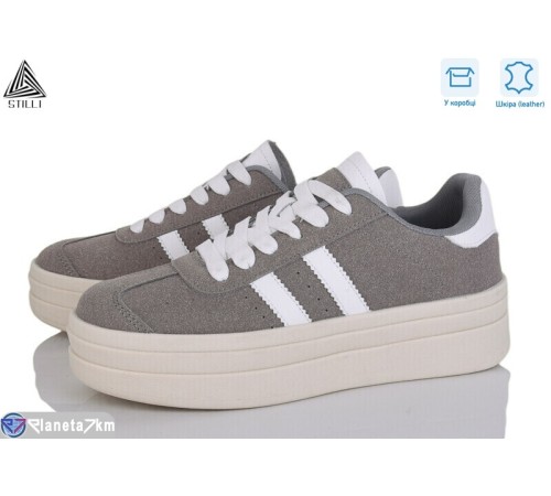 Кросівки жіночі на весну/осінь (8 пар р.36-41) сірий  "STILLI Group"