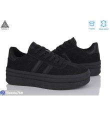 Кросівки жіночі на весну/осінь (8 пар р.36-41) чорний  "STILLI Group"