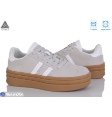 Кросівки жіночі на весну/осінь (8 пар р.36-41) сірий  "STILLI Group"