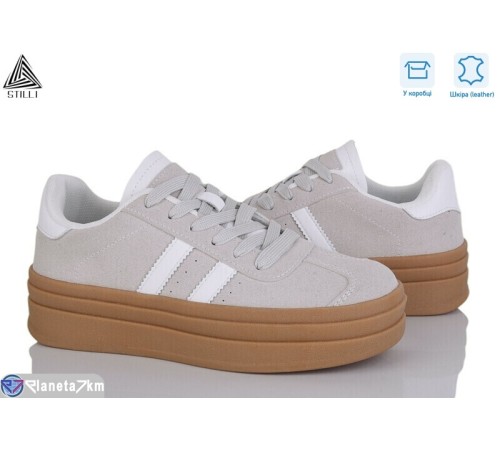 Кросівки жіночі на весну/осінь (8 пар р.36-41) сірий  "STILLI Group"