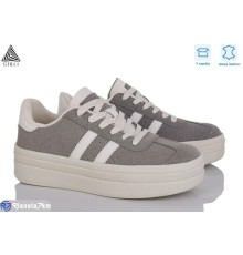 Кросівки жіночі на весну/осінь (8 пар р.36-41) сірий  "STILLI Group"