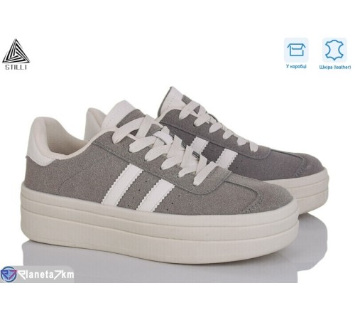 Кросівки жіночі на весну/осінь (8 пар р.36-41) сірий  "STILLI Group"