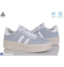 Кросівки жіночі на весну/осінь (8 пар р.36-41) блакитний  "STILLI Group"