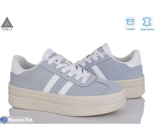 Кросівки жіночі на весну/осінь (8 пар р.36-41) блакитний  "STILLI Group"