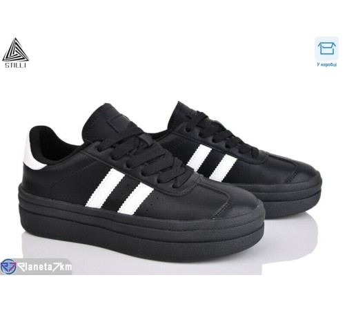 Кросівки жіночі на весну/осінь (8 пар р.36-41) чорний  "STILLI Group"