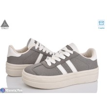 Кросівки жіночі на весну/осінь (8 пар р.36-41) сірий  "STILLI Group"