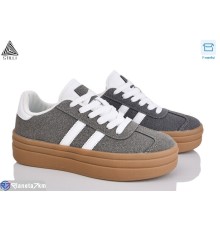 Кросівки жіночі на весну/осінь (8 пар р.36-41) сірий  "STILLI Group"