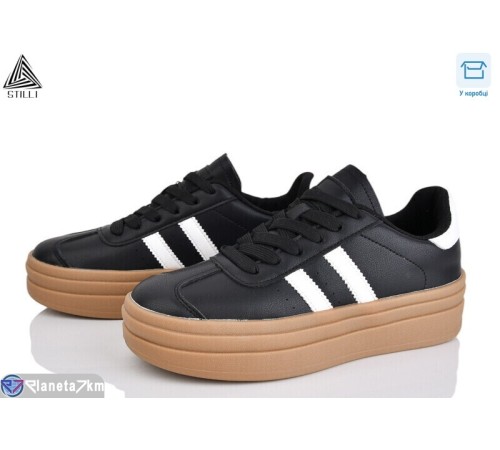 Кросівки жіночі на весну/осінь (8 пар р.36-41) чорний  "STILLI Group"