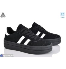 Кросівки жіночі на весну/осінь (8 пар р.36-41) чорний  "STILLI Group"