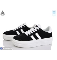 Кросівки жіночі на весну/осінь (8 пар р.36-41) чорний  "STILLI Group"