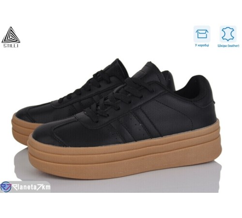 Кросівки жіночі на весну/осінь (8 пар р.36-41) чорний  "STILLI Group"