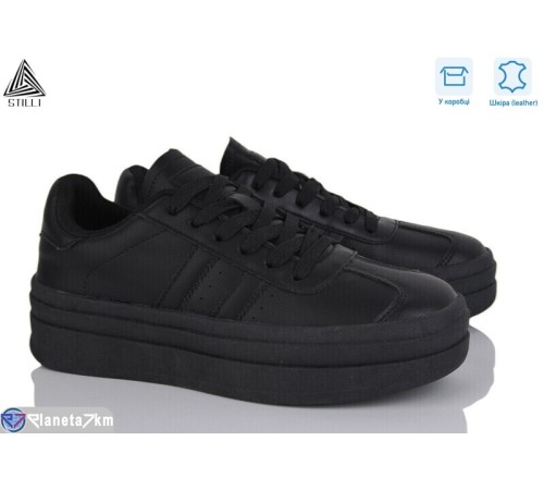 Кросівки жіночі на весну/осінь (8 пар р.36-41) чорний  "STILLI Group"