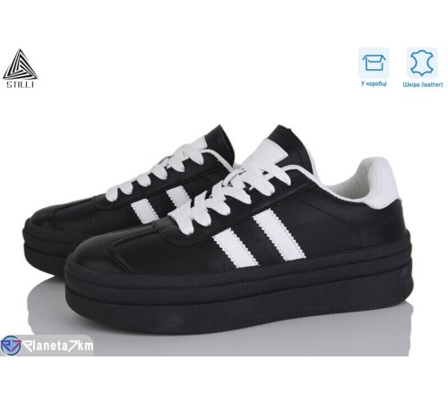 Кросівки жіночі на весну/осінь (8 пар р.36-41) чорний  "STILLI Group"