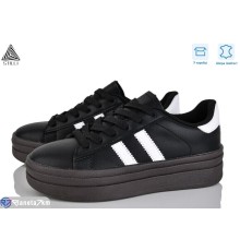 Кросівки жіночі на весну/осінь (8 пар р.36-41) чорний  "STILLI Group"