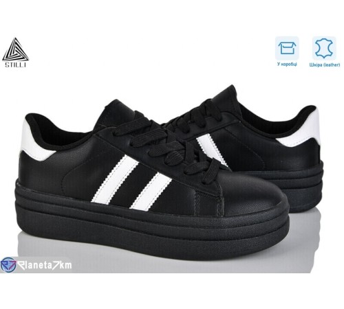 Кросівки жіночі на весну/осінь (8 пар р.36-41) чорний  "STILLI Group"