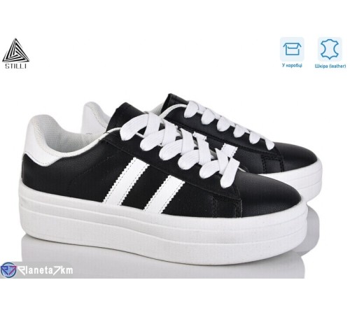 Кросівки жіночі на весну/осінь (8 пар р.36-41) чорний  "STILLI Group"