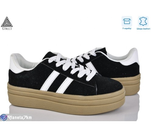 Кросівки жіночі на весну/осінь (8 пар р.36-41) чорний  "STILLI Group"