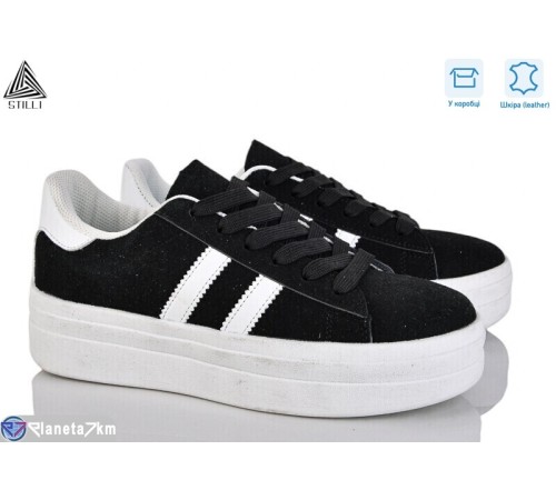 Кросівки жіночі на весну/осінь (8 пар р.36-41) чорний  "STILLI Group"