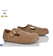 Дитячі туфлі на весну/осінь (8 пар р.30-37) коричневий  "BELIES-D"