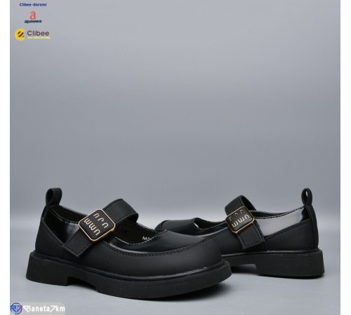 Дитячі туфлі на весну/осінь (6 пар р.26-31) чорний  "BELIES-D"