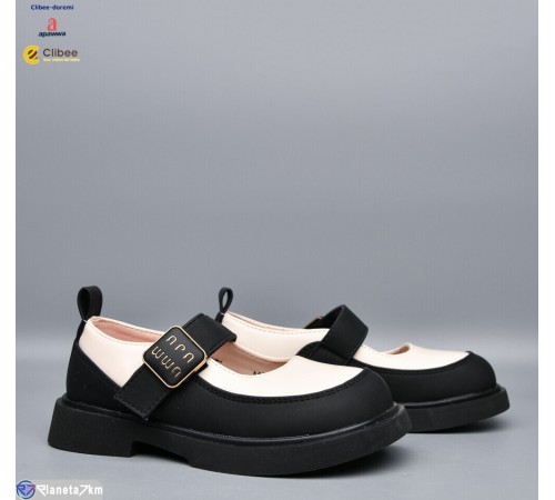 Дитячі туфлі на весну/осінь (6 пар р.26-31) бежевий  "BELIES-D"