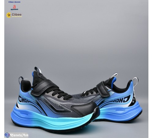 Дитячі кросівки на весну/осінь (6 пар р.32-37) чорний  "BELIES-D"