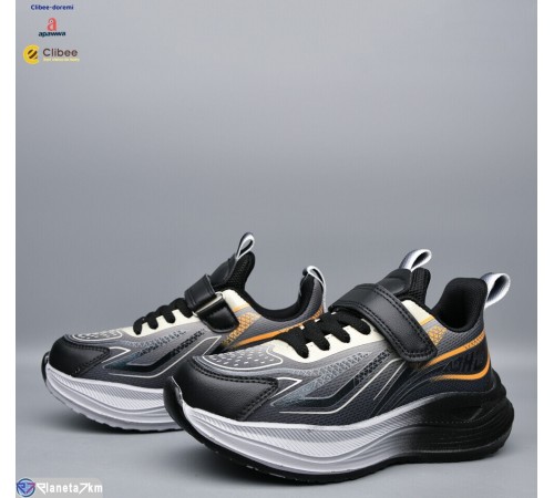 Дитячі кросівки на весну/осінь (6 пар р.32-37) чорний  "BELIES-D"