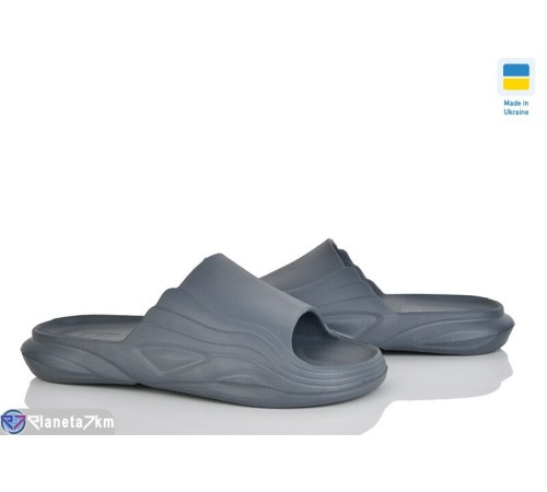 Шлепки чоловічі на літо (8 пар р.40-46) сірий  "Ladmir"