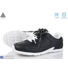 Кросівки жіночі на весну/осінь (8 пар р.36-41) чорний  "STILLI Group"