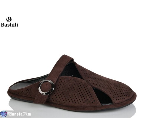 Шлепки жіночі на літо (8 пар р.36-41) коричневий  "Башили"