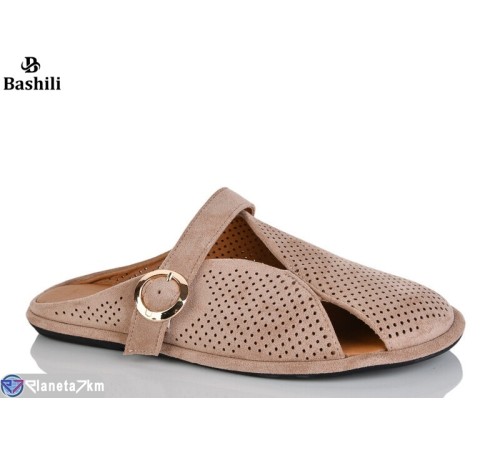 Шлепки жіночі на літо (8 пар р.36-41) бежевий  "Башили"